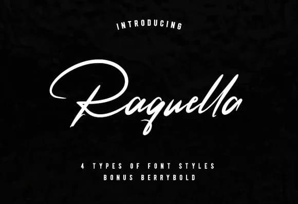 Raquella Font by Ijem RockArt — Script Handwritten Font