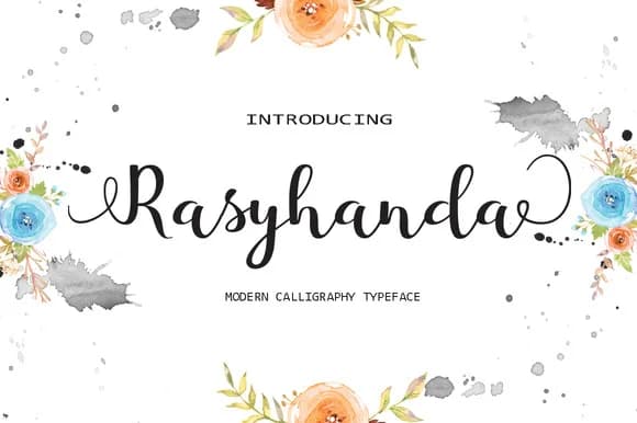 Rasyhanda Font by Danti — Script Handwritten Font