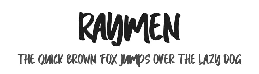 Raymen by Skiiller Studio — Script Handwritten Font