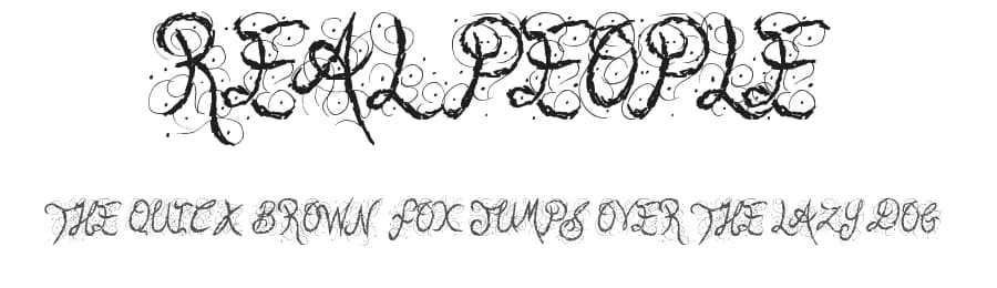 Real People by JSH creates — Script Handwritten Font