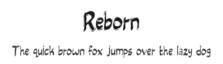Reborn by Ditya Ananto — Script Handwritten Font