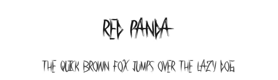 Red Panda by Xerographer Fonts — Script Handwritten Font