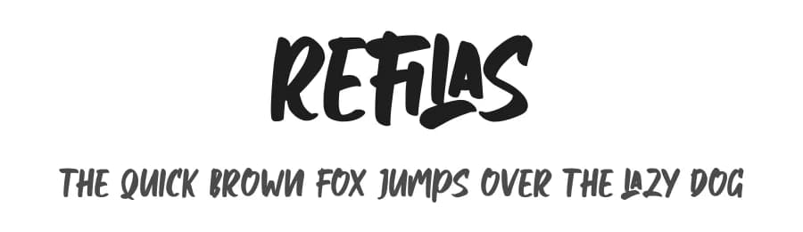 Refilas by Skiiller Studio — Script Handwritten Font