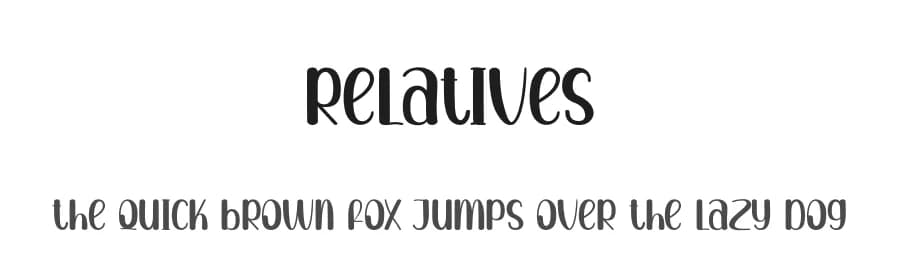 Relatives by Andi Moz — Script Handwritten Font