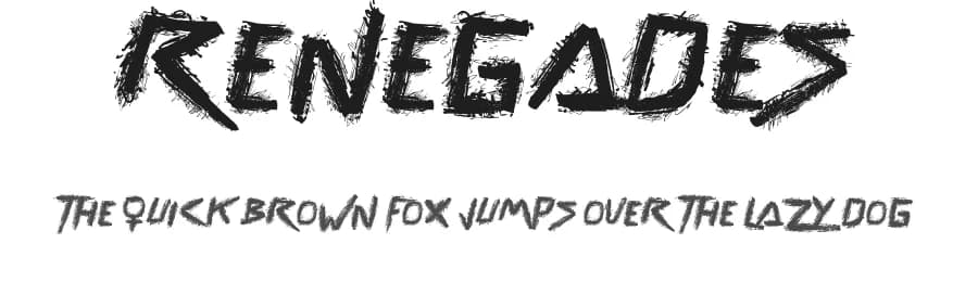 Renegades by JSH creates — Script Handwritten Font