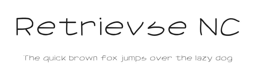 Retrievse NC by Jayvee Enaguas โ Script Handwritten Font