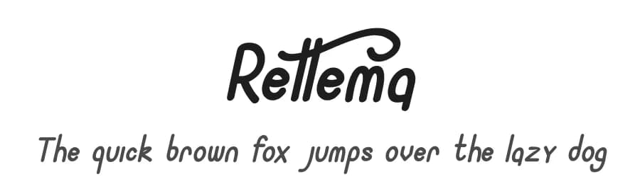 Rettema by Lastype Studio — Script Handwritten Font