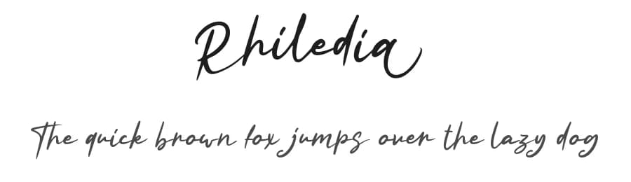 Rhiledia by Attype Studio — Script Handwritten Font