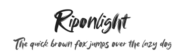 Riponlight by Typefactoryco — Script Handwritten Font