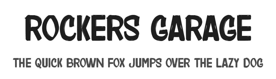 Rockers Garage by Fikryal studio β Script Handwritten Font