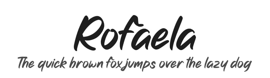 Rofaela by Hendra Pratama β Script Handwritten Font