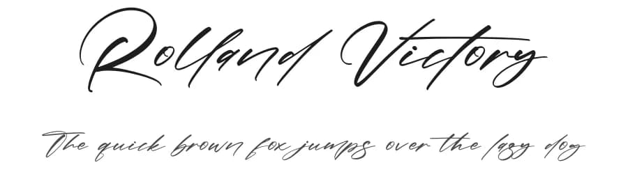 Rolland Victory by Letterena Studios — Script Handwritten Font
