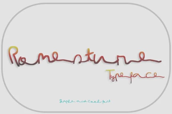 Romenture Font by Gblack Id — Script Handwritten Font