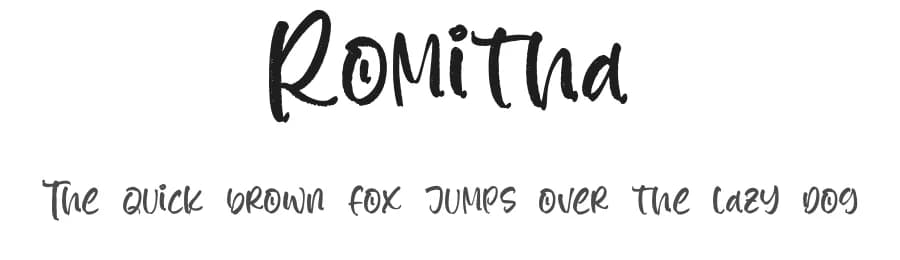 Romitha by Letterena Studios — Script Handwritten Font