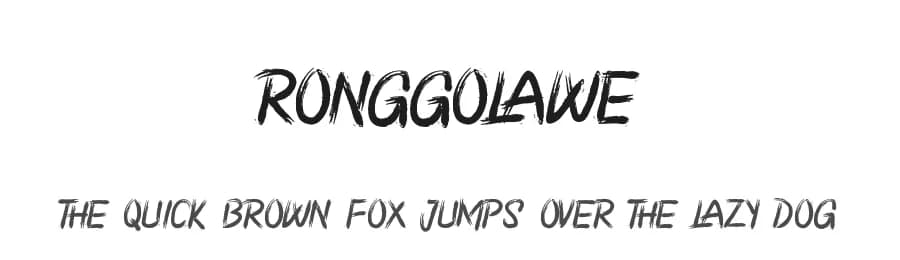 Ronggolawe by GFR Creative — Script Handwritten Font