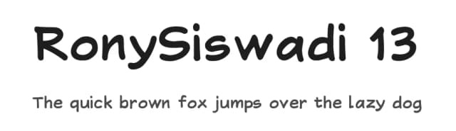 RonySiswadi 13 by Rony Setya Siswadi — Script Handwritten Font