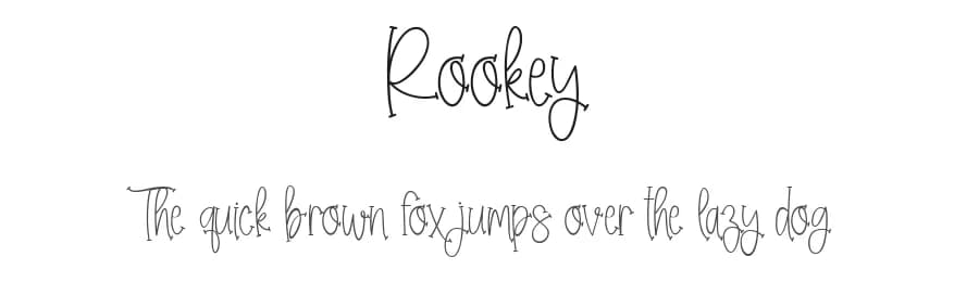 Rookey by Bale — Script Handwritten Font