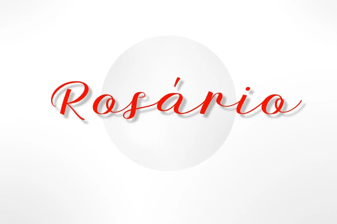 Rosario Font by Etewut — Script Handwritten Font
