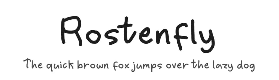 Rostenfly by Letterena Studios — Script Handwritten Font