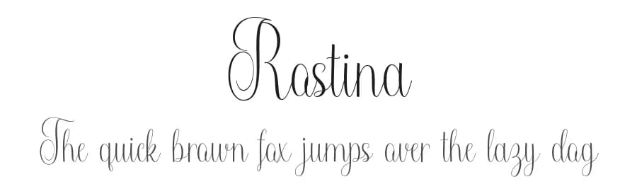 Rostina by Aqeela Studio — Script Handwritten Font