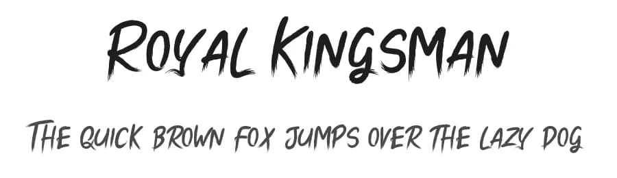 Royal Kingsman by UI Creative — Script Handwritten Font