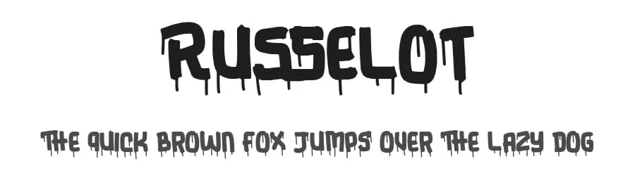 Russelot by Din Studio — Script Handwritten Font