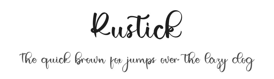 Rustick by PiPi Creative STUDIO — Script Handwritten Font