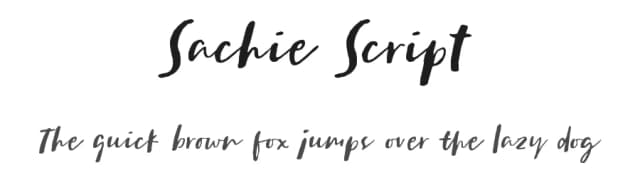 Sachie Script by Get Studio — Script Handwritten Font