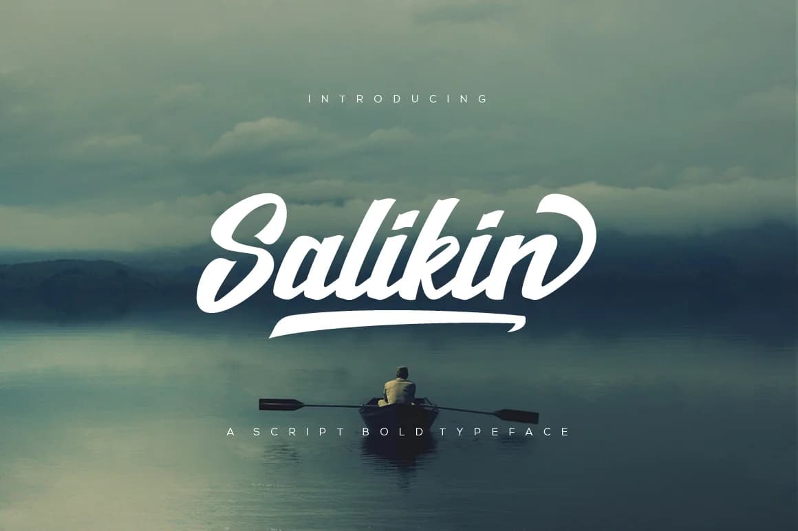 Salikin Font by trusthastd β Script Handwritten Font