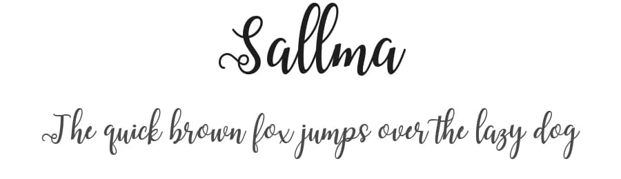 Sallma by Creative Lab — Script Handwritten Font