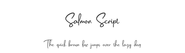 Salmon Script by Emtheen Studio — Script Handwritten Font