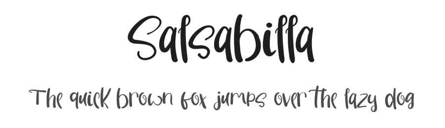 Salsabilla by One Design — Script Handwritten Font