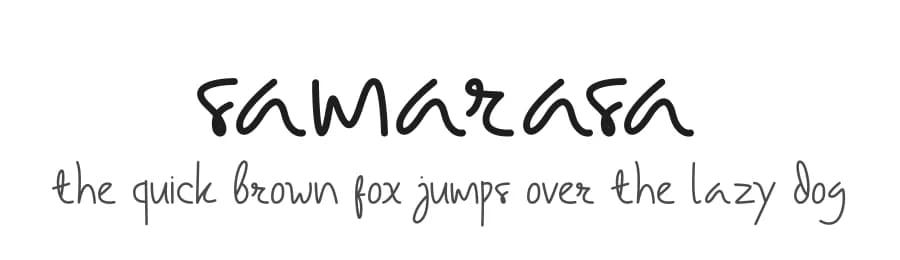 Samarasa by Mozyen Studio — Script Handwritten Font