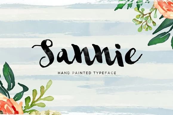 Sannie Font by Area Type — Script Handwritten Font