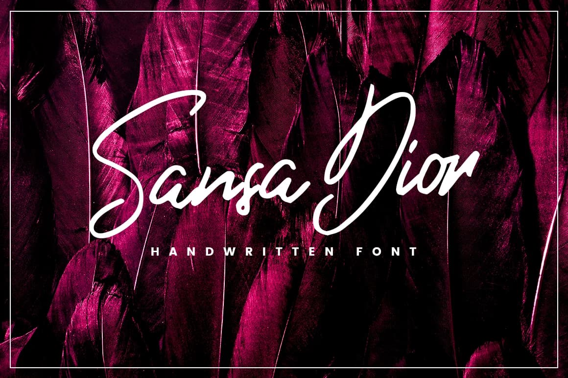 Sansa Dior Font by Hindia Studio — Script Handwritten Font