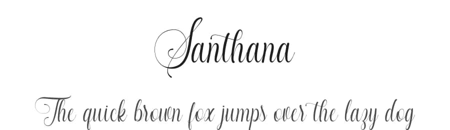 Santhana by Rochart Studio — Script Handwritten Font