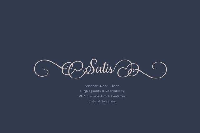 Satis Font by Creative Fabrica Fonts — Script Handwritten Font