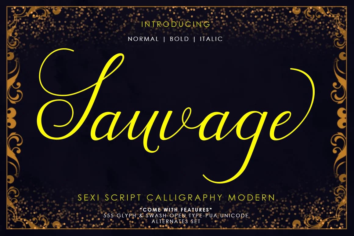 Sauvage Font by Vegas Type — Script Handwritten Font
