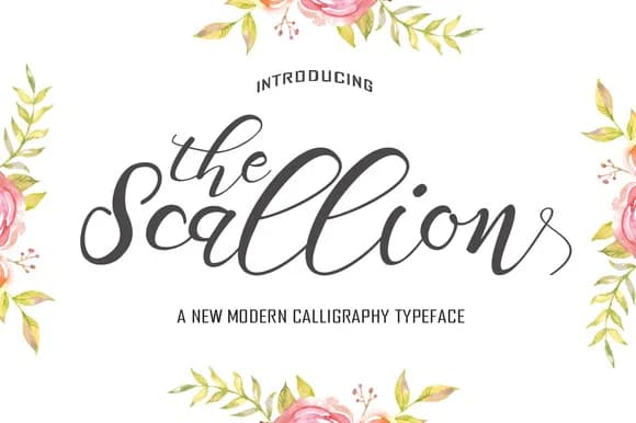 Scallion Font by Polem — Script Handwritten Font