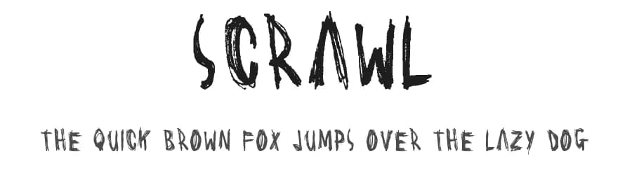 Scrawl by SDFonts — Script Handwritten Font
