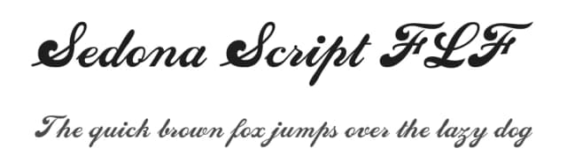 Sedona Script FLF by Casady & Greene — Script Handwritten Font