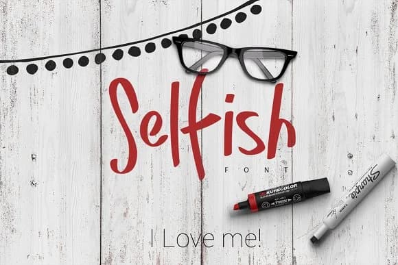 Selfish Font by SmartDesigns — Script Handwritten Font