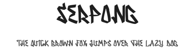 Serpong by Graphicfresh — Script Handwritten Font