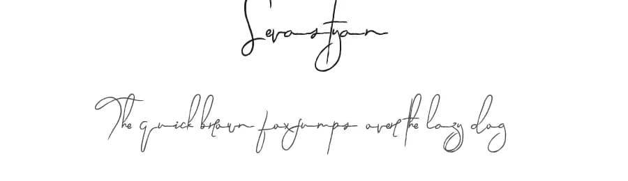 Sevastyan by Edric Studio — Script Handwritten Font