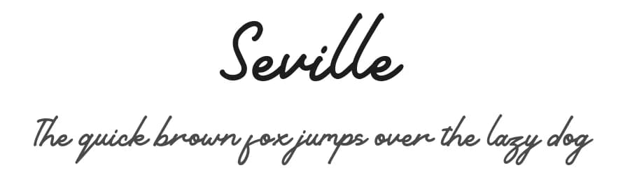 Seville by Typotopia Studio — Script Handwritten Font