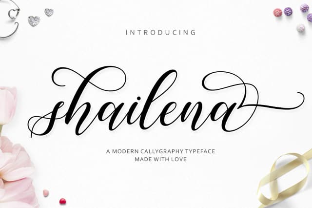 Shailena Font by Jamalodin — Script Handwritten Font