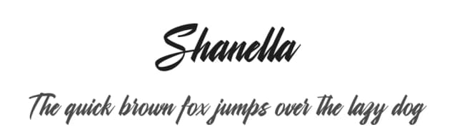 Shanella by Alfaraby Studio — Script Handwritten Font