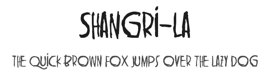 Shangri-La by Juha Korhonen — Script Handwritten Font