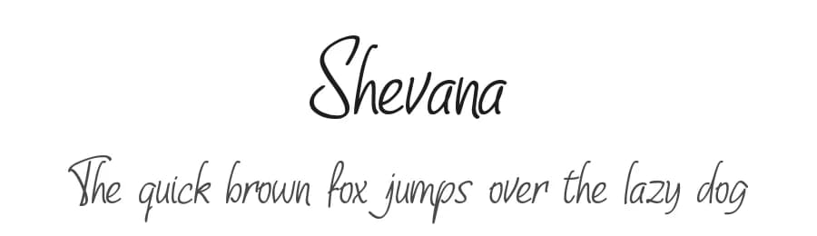 Shevana by Nico Muslib — Script Handwritten Font