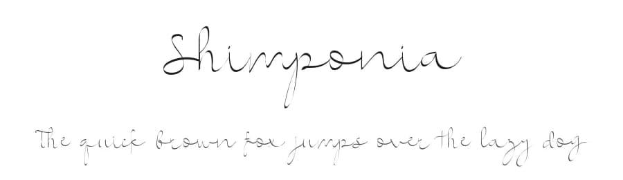 Shimponia by Edric Studio — Script Handwritten Font